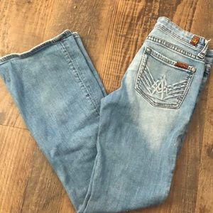 7 for all mankind jeans girls size 10 bootcut